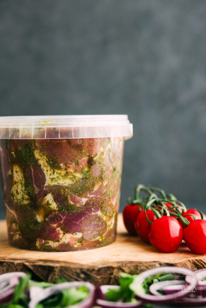 Šašlykai su žolelėmis 1,1 kg