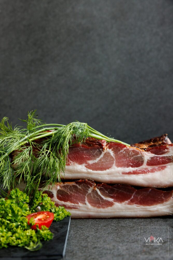 Mentės lašiniai, šalto rūkymo 1kg